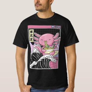 Anime Girl Waifu Who Loves Anime Ramen And Sketchi T-Shirt