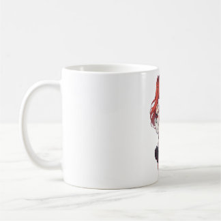 anime girl with red hair coffee mug