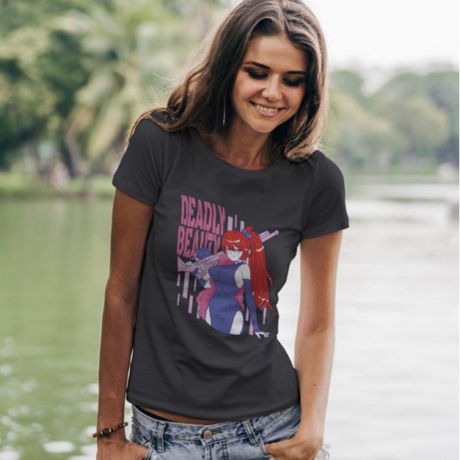 Anime Girl With Weapon  T-Shirt (Creator Uploaded)