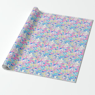 Anime Girl's Birthday Wrapping Paper