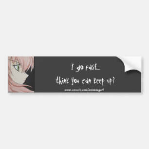 Anime Girls Bumper Sticker