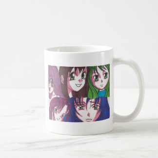 anime girls coffee mug
