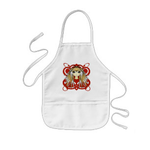 Anime Girls Kids Apron