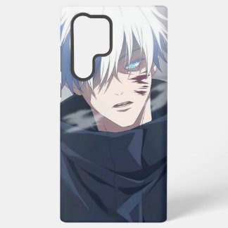 Anime Gojo White Hair Character Samsung Galaxy Cas Case