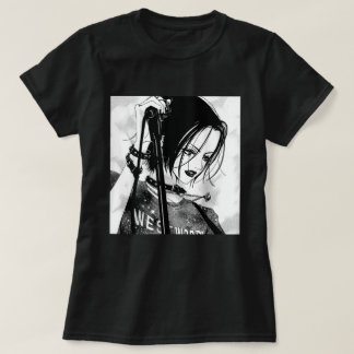 Anime Gothic Girl Aesthetic Waifu Japanese Otaku T-Shirt