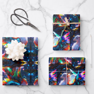 Anime Griffin Rōnin design  Wrapping Paper Sheet