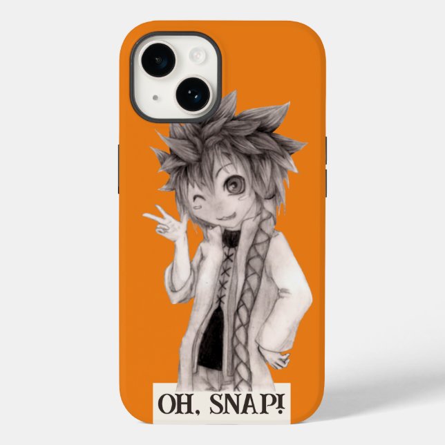 Anime Guy O SNAP, Original Drawing Case-Mate iPhone Case (Back)