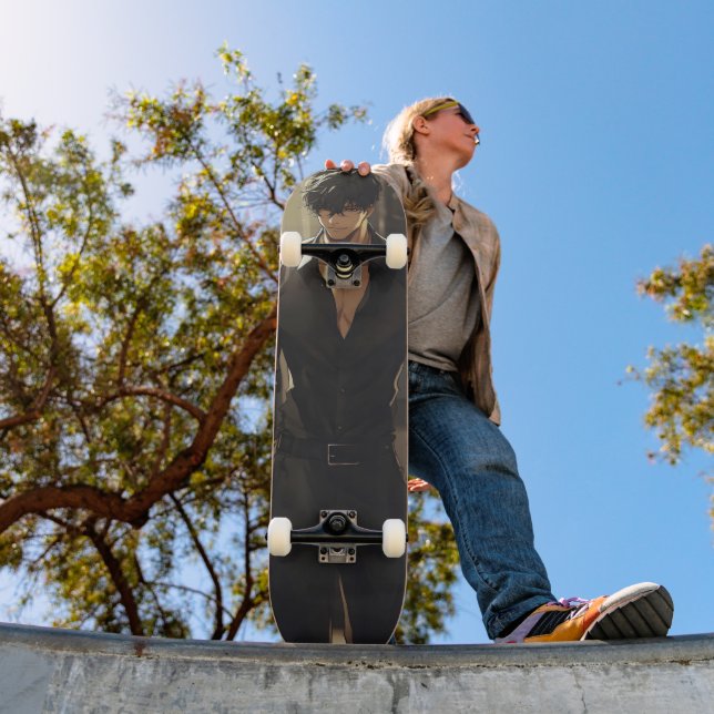 Anime Handsome Dangerous Man Skateboard (Outdoor 1)