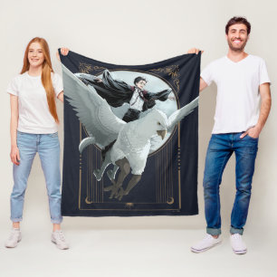 Anime HARRY POTTER™ Flight with Buckbeak Fleece Blanket