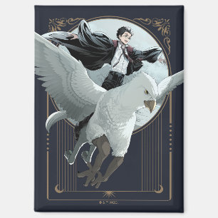 Anime HARRY POTTER™ Flight with Buckbeak Magnet