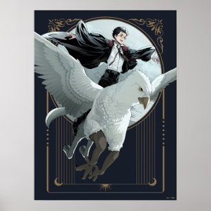 Anime HARRY POTTER™ Flight with Buckbeak Poster