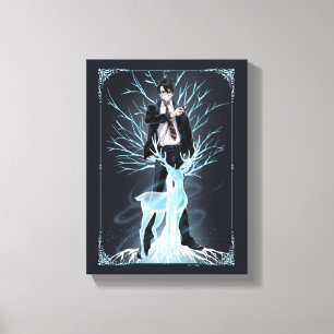 Anime HARRY POTTER™ Stag Patronus Canvas Print