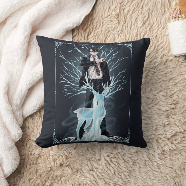 Anime HARRY POTTER™ Stag Patronus Cushion (Blanket)