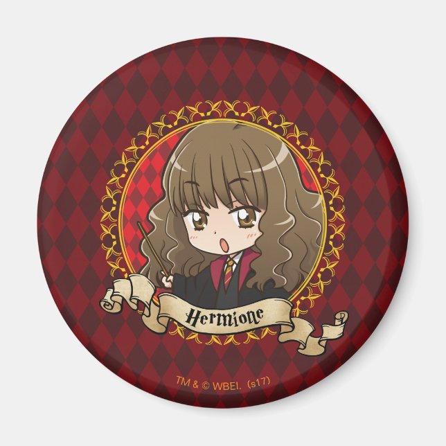Anime Hermione Granger Magnet (Front)