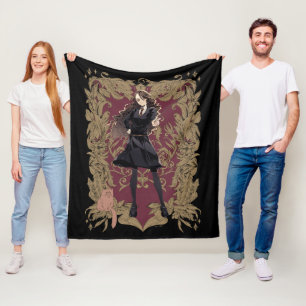 Anime Hermione Granger Ornate Frame Fleece Blanket