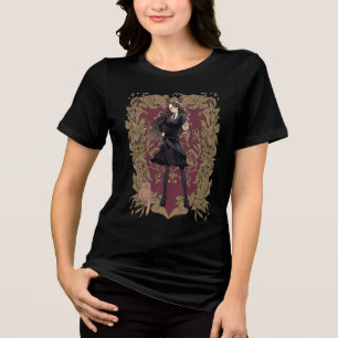 Anime Hermione Granger Ornate Frame Tri-Blend Shirt