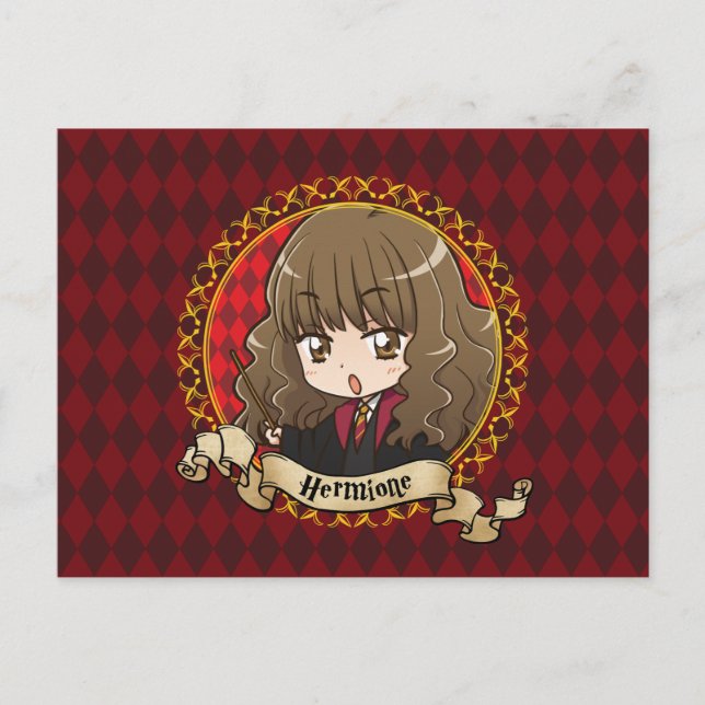 Anime Hermione Granger Postcard (Front)