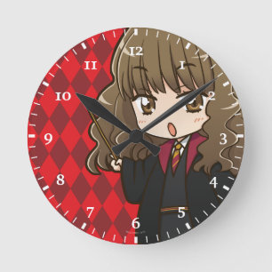 Anime Hermione Granger Round Clock