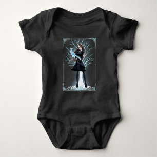 Anime Hermione Granger's Otter Patronus Baby Bodysuit