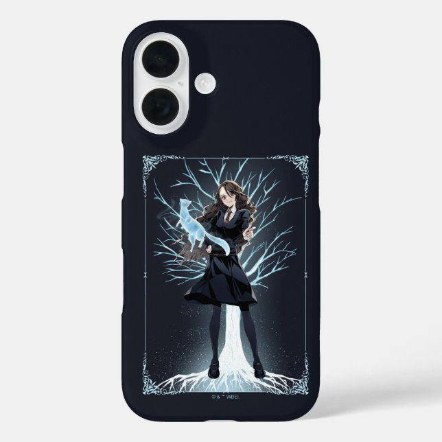 Anime Hermione Granger's Otter Patronus Case-Mate iPhone Case (Back)