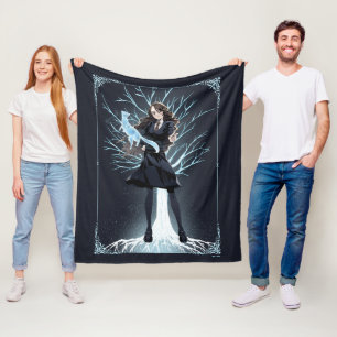 Anime Hermione Granger's Otter Patronus Fleece Blanket