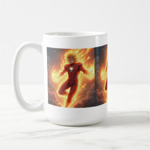Anime Hero Power-Up Coffee Mug
