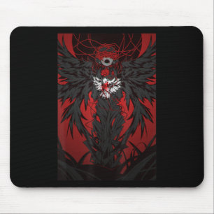Anime Horror Aesthetic Scary Creepy Girl Japanese  Mouse Pad