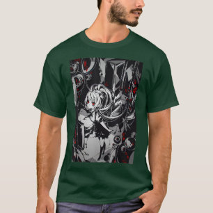Anime Horror Aesthetic Scary Creepy Girl Japanese T-Shirt