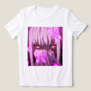 anime ia girl pink 4k photo Tri-Blend shirt