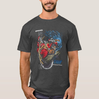 Anime Illutration whitebeard Scribble style funny T-Shirt