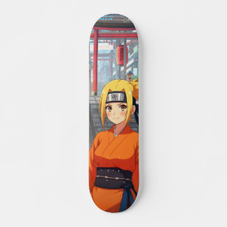 Anime Japanese Ninja Village Skateboard