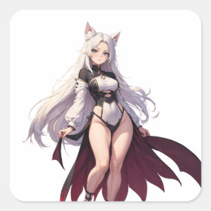 Anime Joy Square Sticker