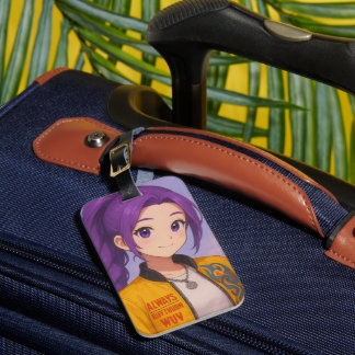 Anime K-Pop Idol Group | Original Manga-Style Pop  Luggage Tag