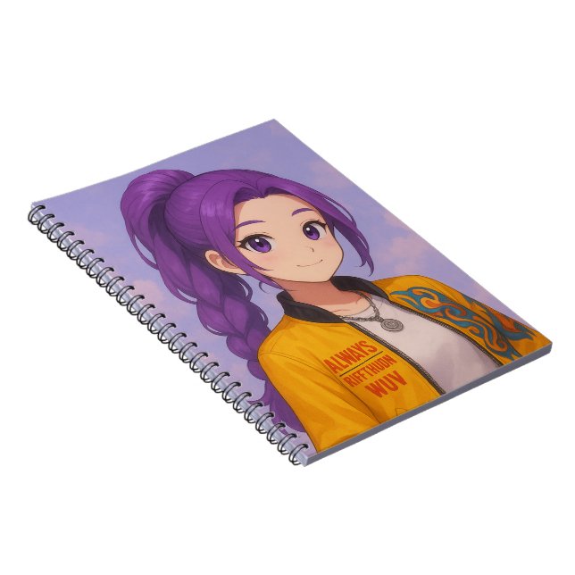 Anime K-Pop Idol Group | Original Manga-Style Pop  Notebook (Right Side)
