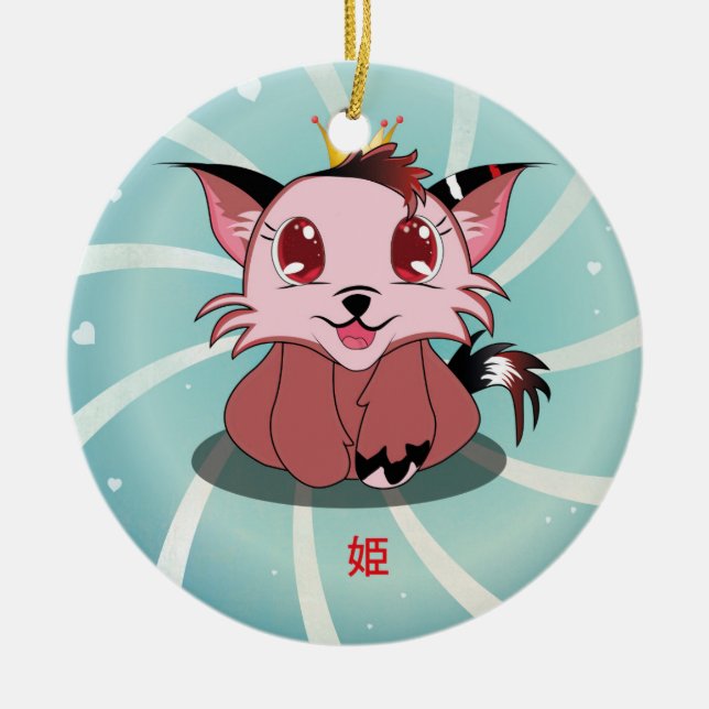 Anime Kitty - Hime, Ornament (Front)