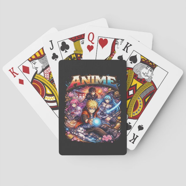 Anime Legends Playing Cards (Back)