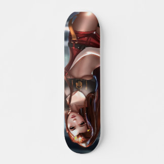 Anime long hair hot design skateboard