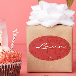 Anime Love- Personalise - Oval Sticker