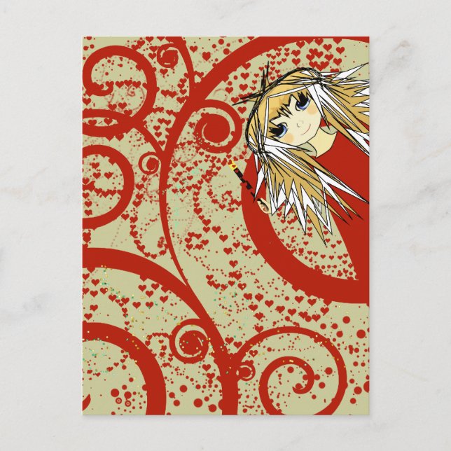 Anime Love- Personalise Postcard (Front)