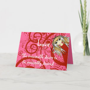 Anime Love-Quote~Robert Frost Holiday Card