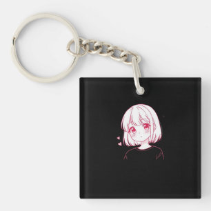 "Anime Love Vibes" Key Ring