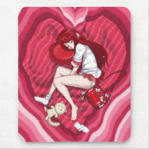Anime Lovely Dreams Mouse Pad
