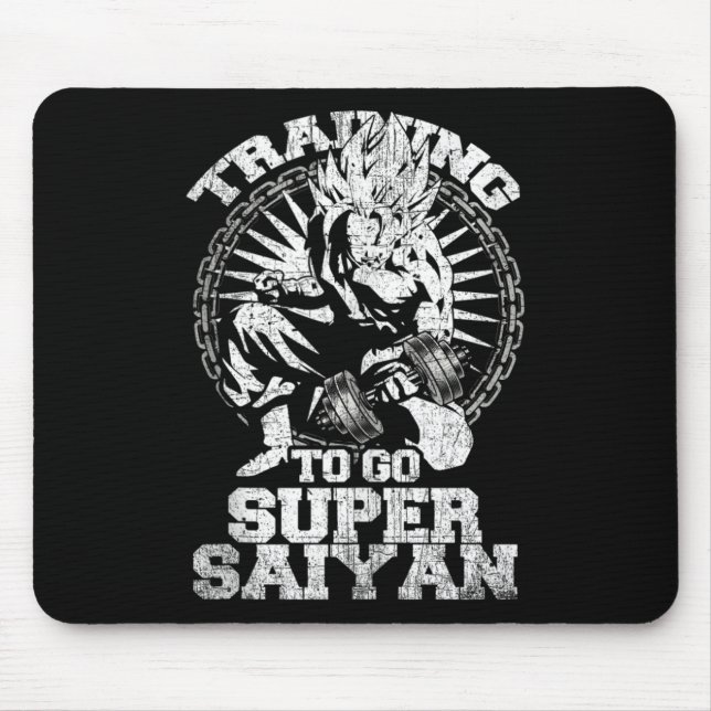 Anime Lover Bodybuilder Funny Workout Fitness Gym  Mouse Pad (Front)