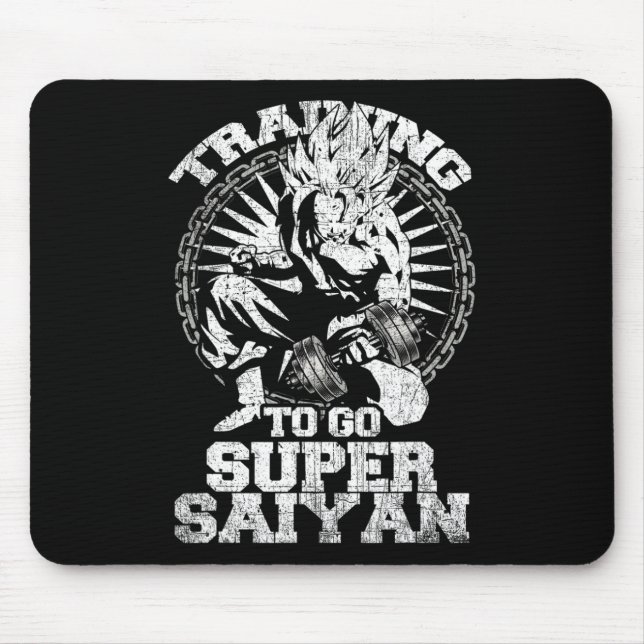 Anime Lover Bodybuilder Funny Workout Fitness Gym  Mouse Pad (Front)