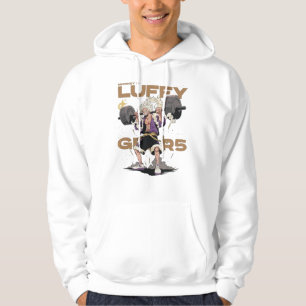 anime luffy gear 5 - weightlifting gym hoodie