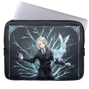 Anime Luna Lovegood's Rabbit Patronus Laptop Sleeve