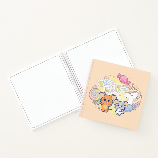 Anime Magical Candyland with Jerry and Tuffy Notebook (Inside)