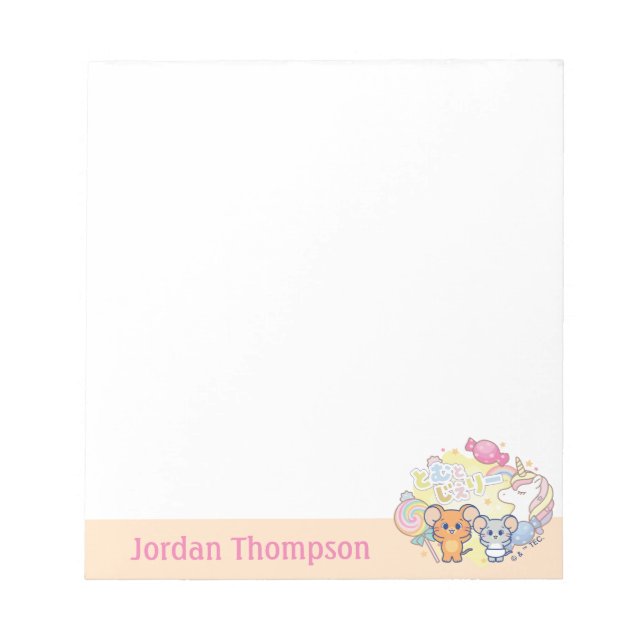 Anime Magical Candyland with Jerry and Tuffy Notepad (Front)