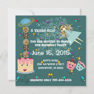 Anime Magical Days Invitation Birthday T-Shirts,