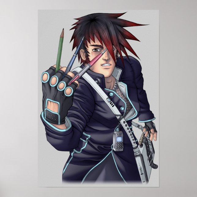 Anime Manga Artist Poster (Front)